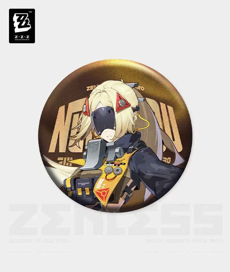 Zenless Zone Zero Obol Squad Character Tinplate Badge