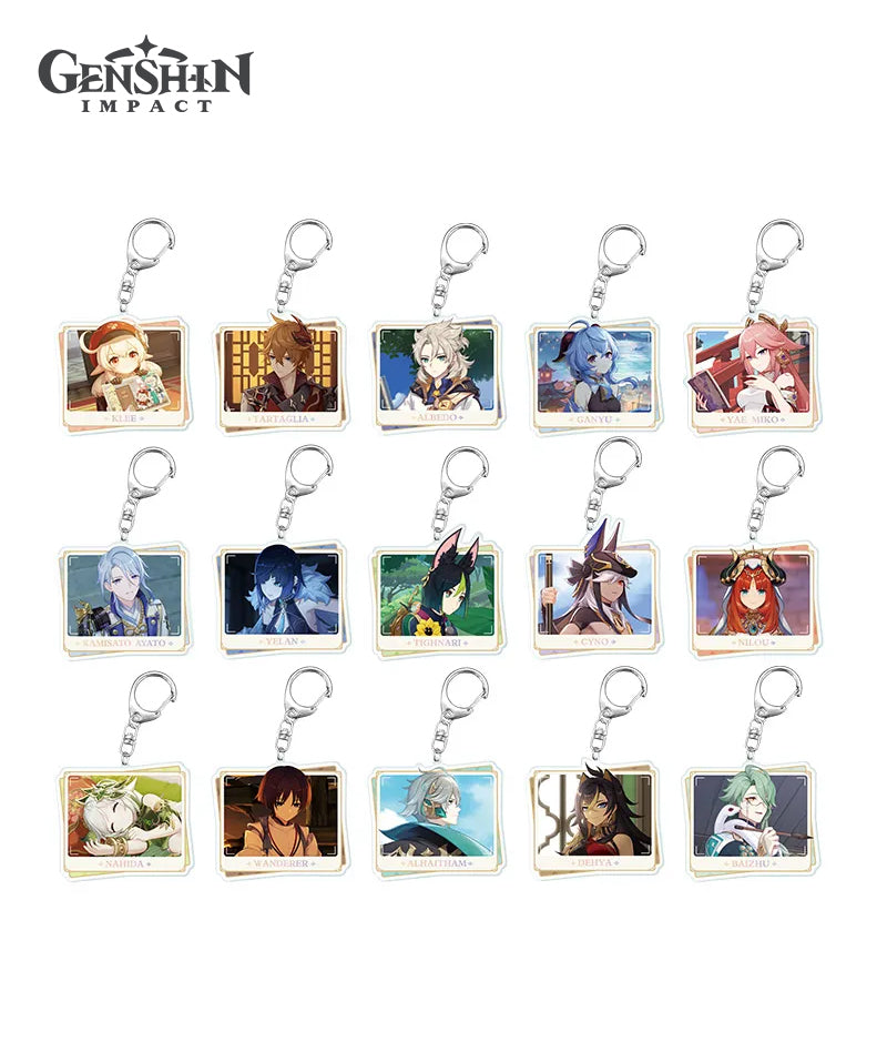 [Official Merchandise] Genshin Impact Character PV Acrylic Keychain