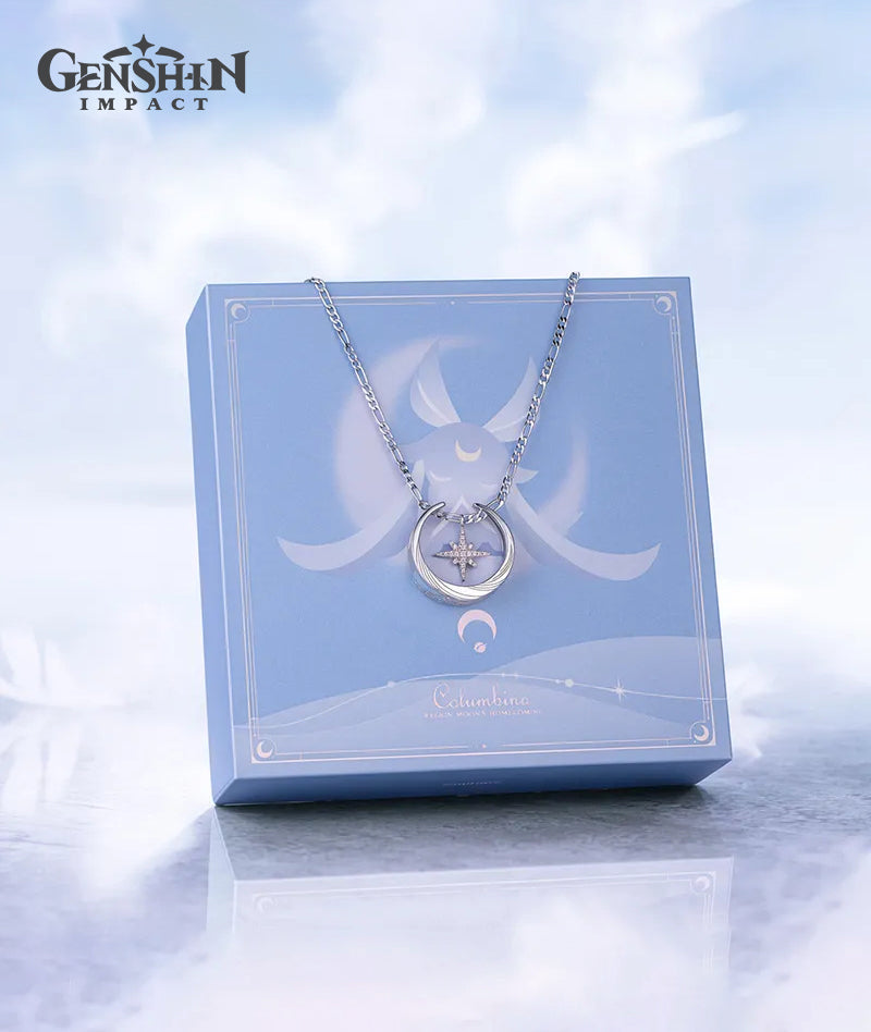 [Official Merch] Genshin Impact Columbina Impression Ring & Necklace Set
