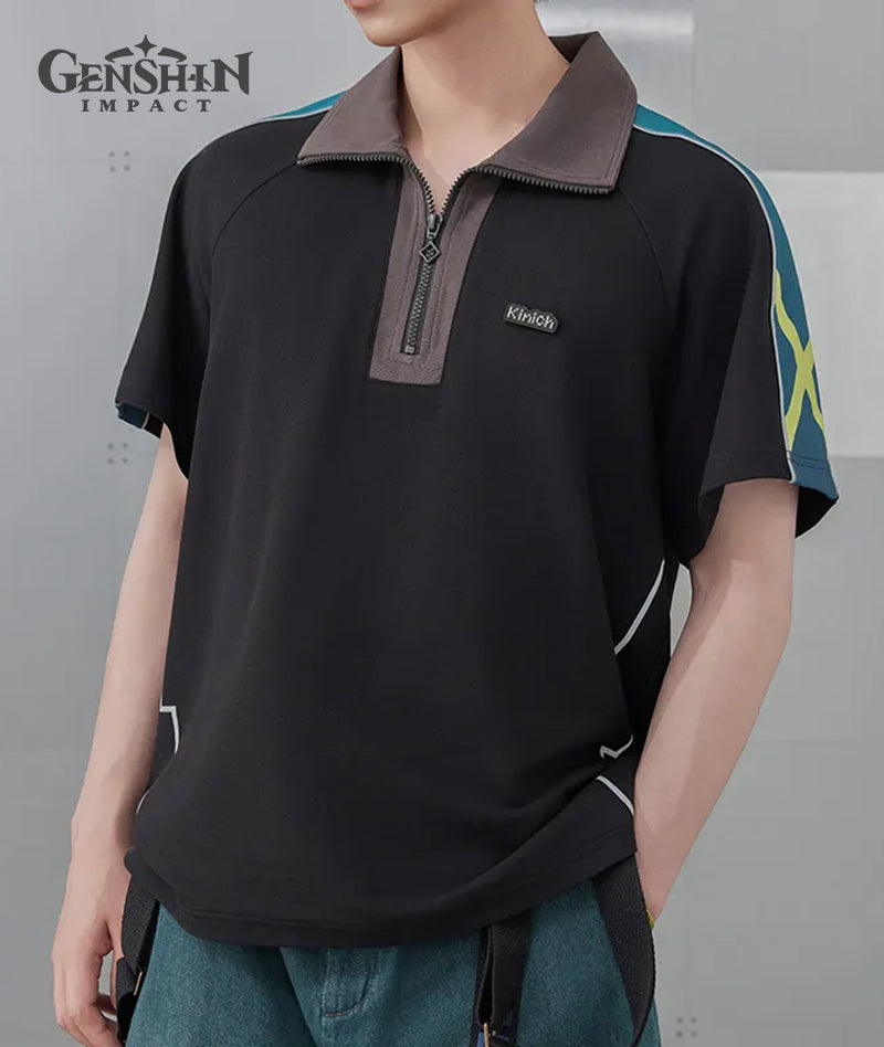 [Official Merchandise] Kinich Theme Impression Clothing Short-Sleeve Polo Shirt