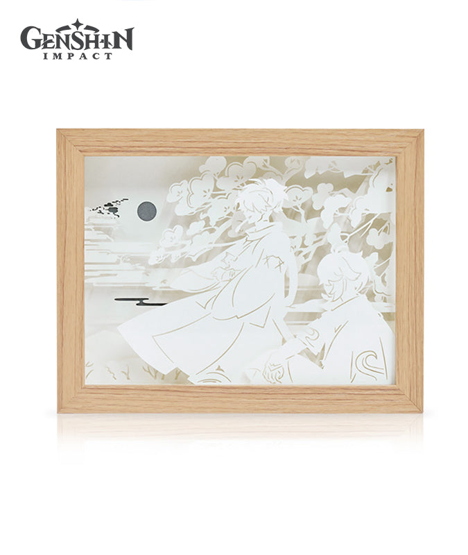 [Official Merchandise] Kazuha The Solitary Pursuit of Lightning Paper Carving Lamp