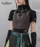 [Official Merchandise] Kinich Theme Impression Clothing Patchwork Cropped Vest