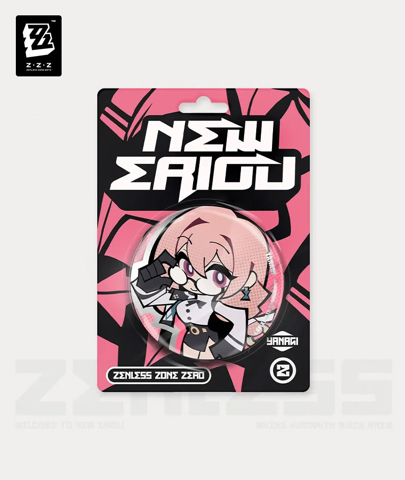 [Official Merchandise] Zenless Zone Zero New Eridu Series Section 6 Chibi Tinplate Badges