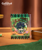 [Official Merch] Genshin Impact Twilight Whimsy Series Badge & Badge Holder Set