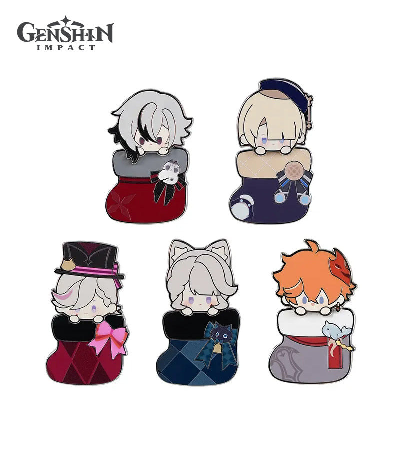 [Official Merchandise] Genshin Impact House of the Hearth Winter Metal Badge