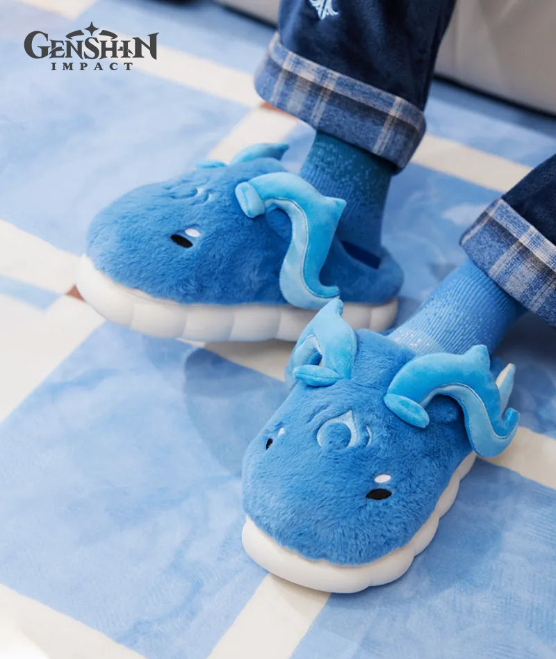 [Official Merch] Genshin Impact Neuvillette Impression Plush Slippers