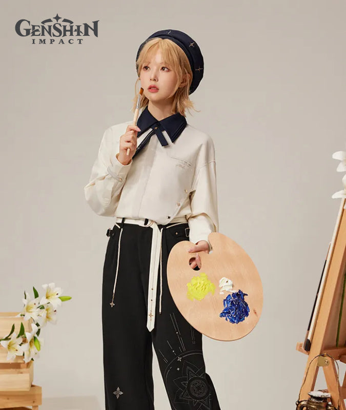 [Official Merchandise] Genshin Impact Albedo Theme Impression Clothing Casual Shirt