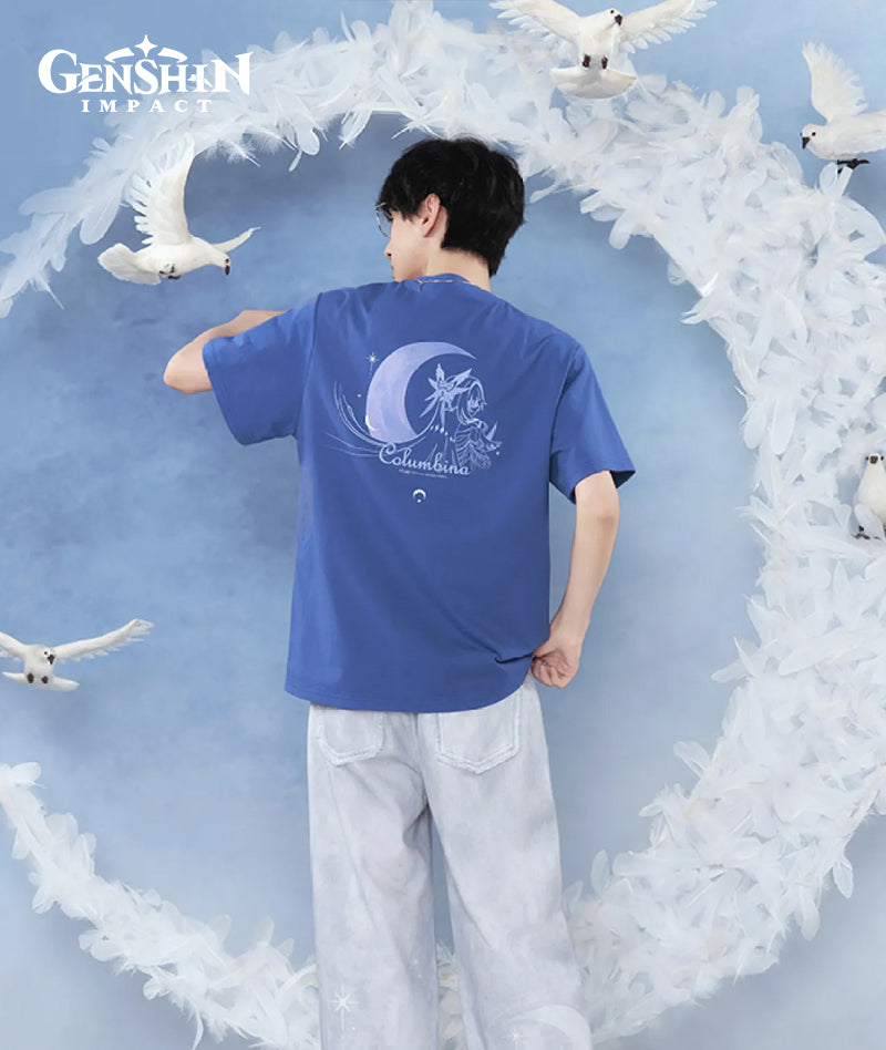 [Official Merch] Genshin Impact Columbina Impression Casual T-Shirt
