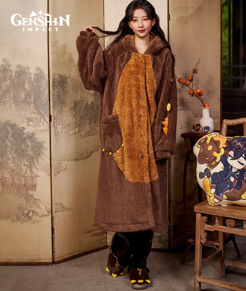 [Official Merchandise] Zhongli Impression Series Rex Lapis Dragon Plush House Slippers