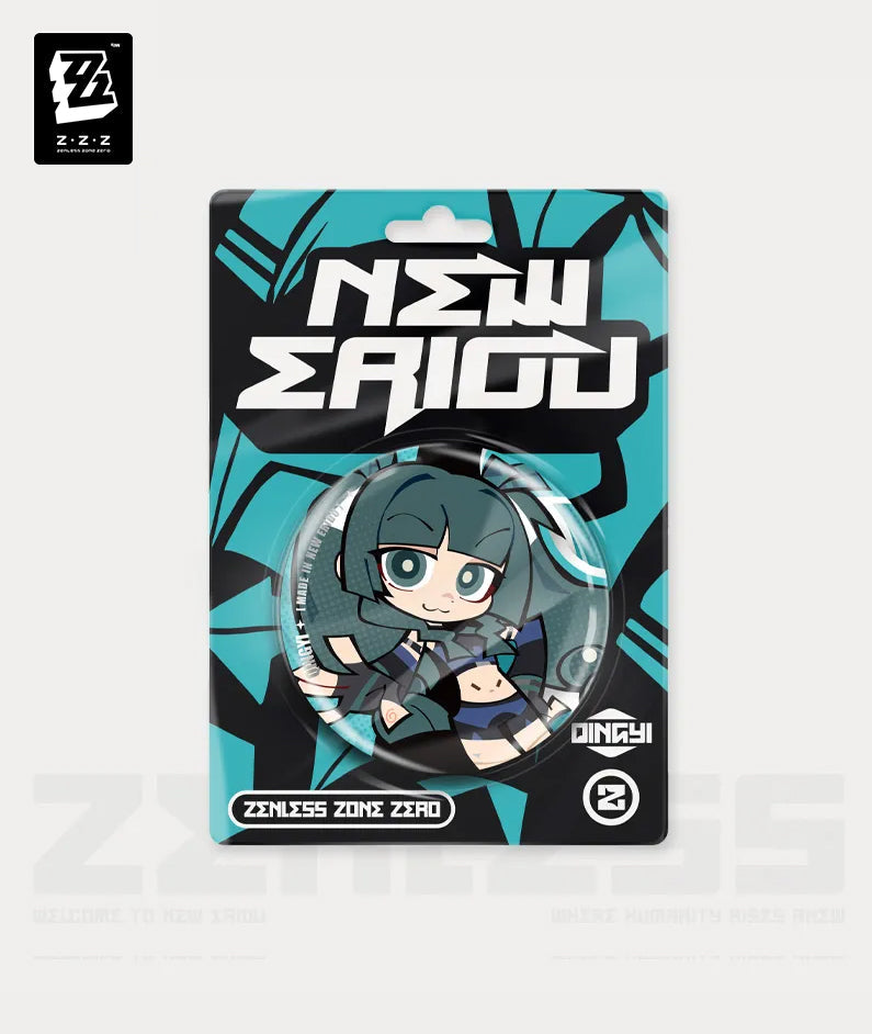 [Official Merchandise] Zenless Zone Zero New Eridu Series NEPS Chibi Tinplate Badge