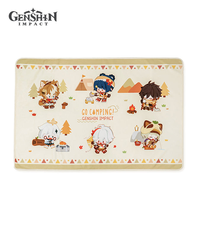 [Official Merchandise] Genshin Impact Go Camping! Series Plush Blanket