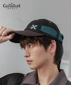 [Official Merchandise] Genshin Impact Kinich Theme Impression Denim Baseball Cap with Ribbons