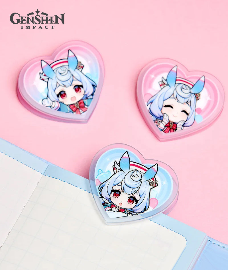 Genshin Impact Sigewinne Daily Thoughts Notebook & Acrylic Clips