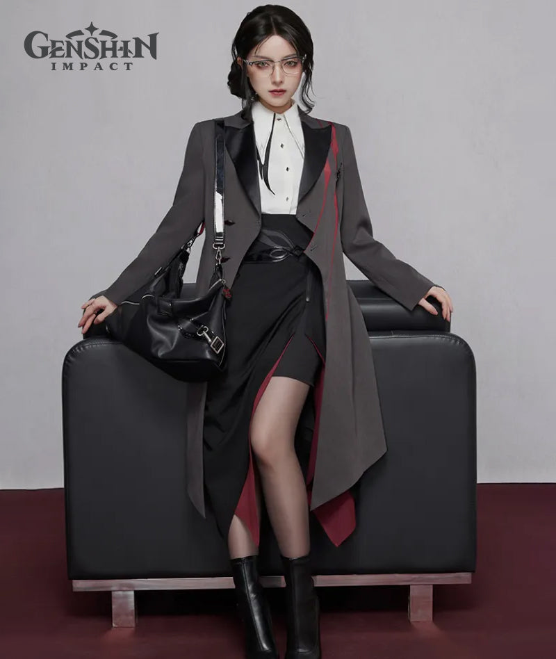 [Official Merch] Genshin Arlecchino Impression Series Long Casual Coat