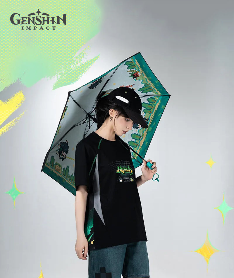[Official Merchandise] Genshin Impact Flames and Mountains Kinich Impression Sun Umbrella