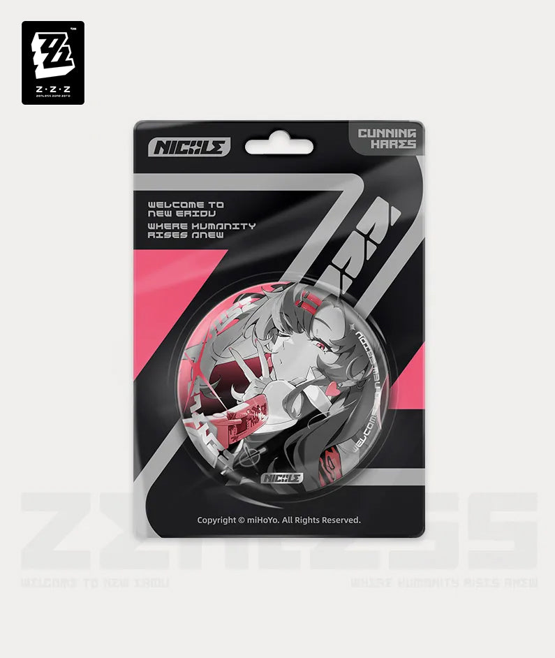 [Official Merchandise] Zenless Zone Zero Mindscape Cinema Art Cunning Hares Characters Badges