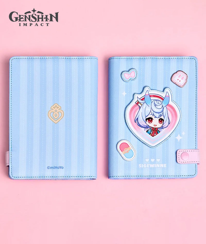 Genshin Impact Sigewinne Daily Thoughts Notebook & Acrylic Clips