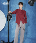 [Official Merch] Genshin Impact Tartaglia Theme Impression Long Sleeve Blouse
