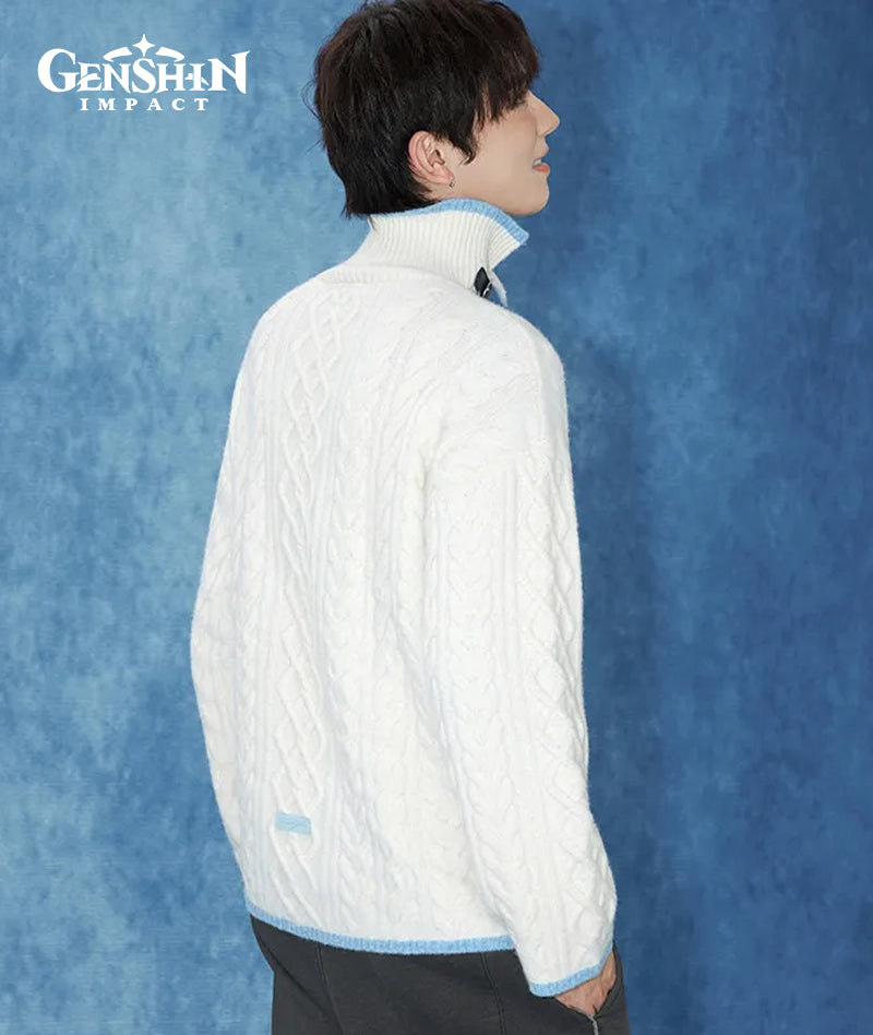 [Official Merch] Genshin Impact Tartaglia Theme Impression Knitted Sweater