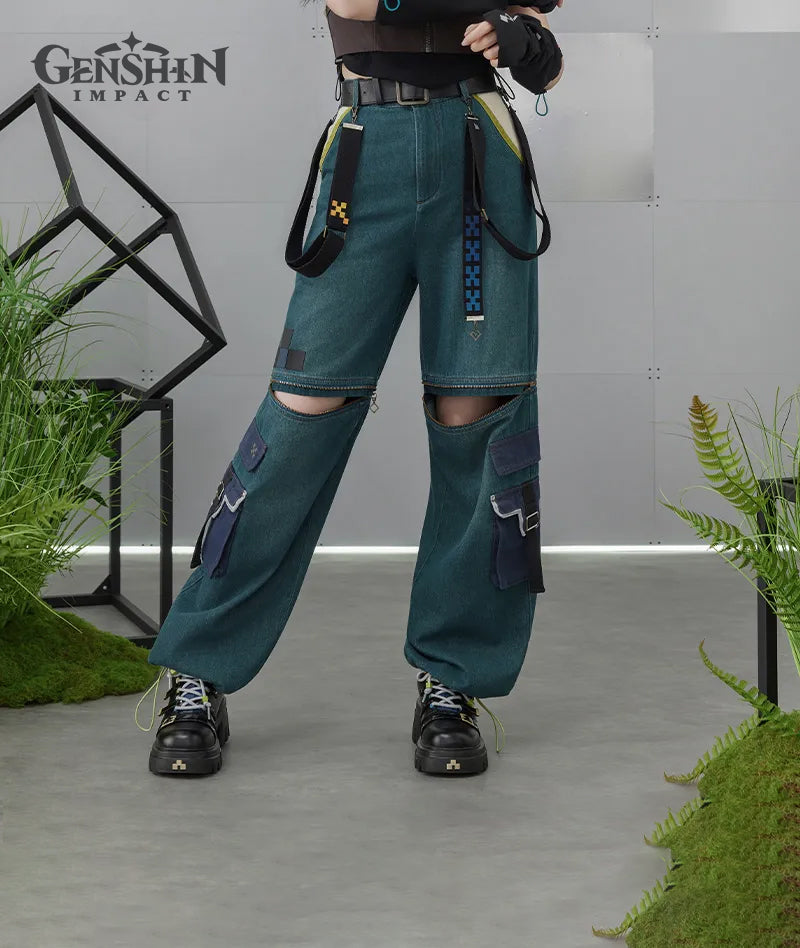 [Official Merchandise] Kinich Theme Impression Clothing Convertible Jeans