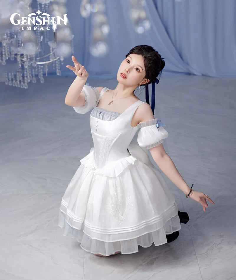 [Official Merchandise] Genshin Impact Furina Impression Clothing Fishbone Strap Dress