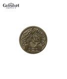 [Official Merch] Genshin Impact Flins Decision Coin Pendant Necklace Set