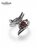 [Official Merch] Genshin Arlecchino Impression Series Necklace and Ring Set