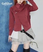 [Official Merch] Tartaglia Impression Asymmetrical Pleated Mini Skirt