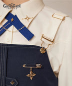 [Official Merchandise] Genshin Impact Albedo Theme Impression Clothing Suspender Skirt