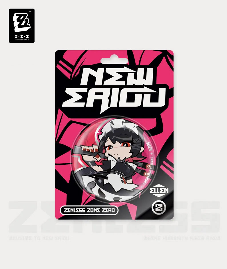 [Official Merchandise] Zenless Zone Zero New Eridu Series Victoria Housekeeping Chibi Tinplate Badges