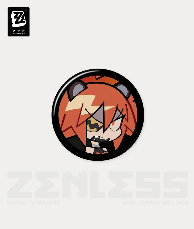 [Official Merchandise] Zenless Zone Zero Excellent Affinity Agent Avatar Mini Badge Blind Box Vol. 2