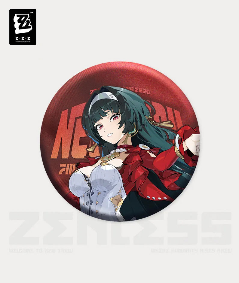 Zenless Zone Zero Stars of Lyra Character Tinplate Badge