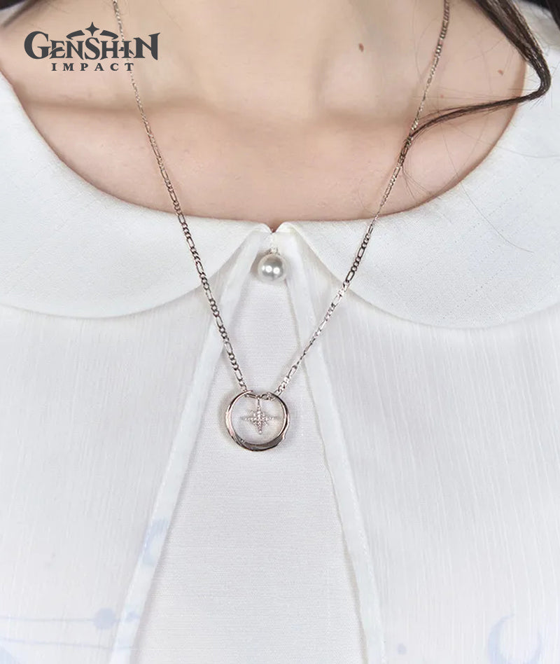 [Official Merch] Genshin Impact Columbina Impression Ring & Necklace Set