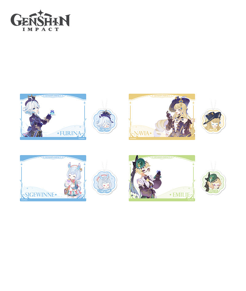 [Official Merchandise] Genshin Impact Fragrant Fantasy Merch: Badges, Stands, Photo Cards