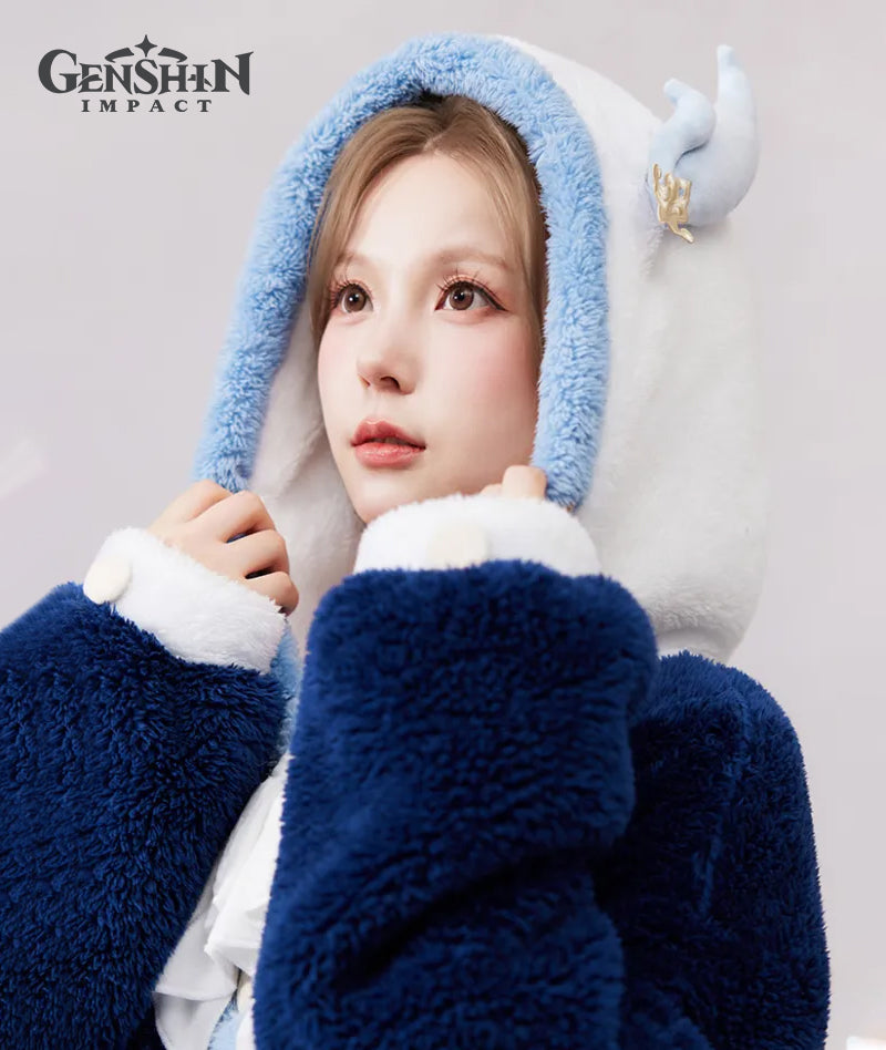 [Official Merch] Genshin Impact Neuvillette Impression House Robe & Sleep Mask