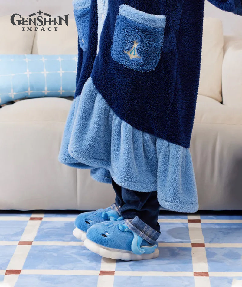 [Official Merch] Genshin Impact Neuvillette Impression Plush Slippers