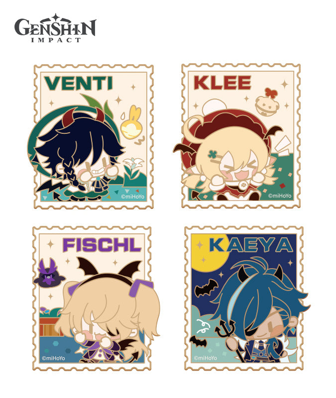 [Official Merchandise] Genshin Impact Halloween Trick Party Series:  Stand, Pin Badge, and Puzzle