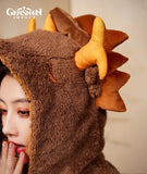 [Official Merchandise] Zhongli Impression Series Rex Lapis Dragon Plush House Robe & Sleep Mask