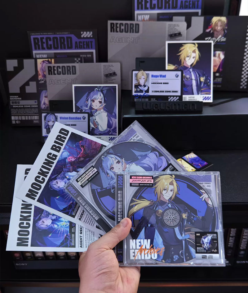 Zenless Zone Zero Mockingbird Character CD & DVD Disc Collectible Set