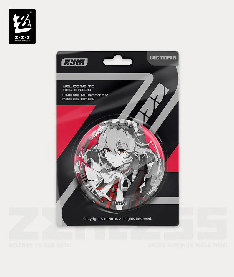 [Official Merchandise] Zenless Zone Zero Mindscape Cinema Art Victoria Housekeeping Characters Badges