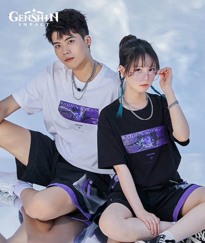 [Official Merchandise] Raiden Shogun Themed Impression Series T-Shirt