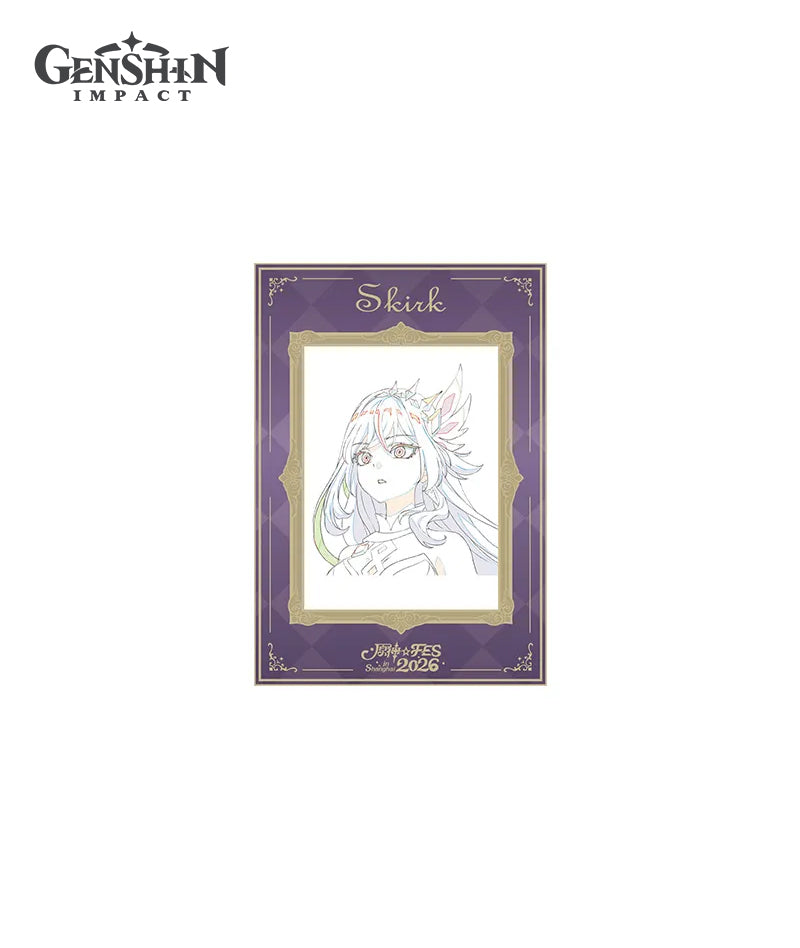 [Official Merch] Genshin Impact FES 2026 Gathering Original Art Prismatic Card Set