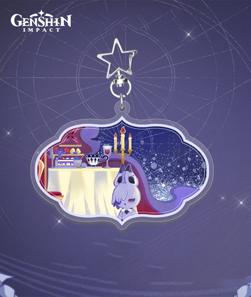Genshin Impact FES 2026 × Alipay Glitter Acrylic Keychain