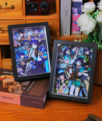 Genshin Impact 3D Shadow Box Art Painting Desk Decor | Columbina & Citlali
