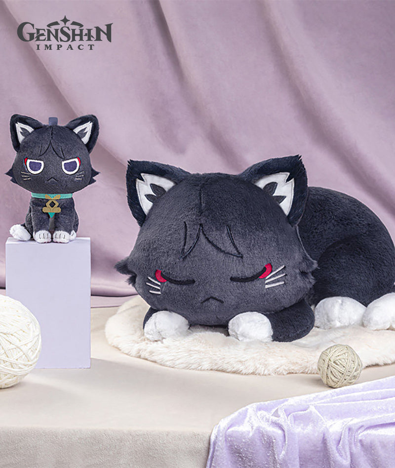 [Official Merch] Genshin Impact Scaramouche Cat From a Story Plush & Plush Keychain