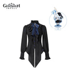 [Official Merch] Genshin Impact Furina Impression Clothing Long Sleeve Cinched Waist Shirt