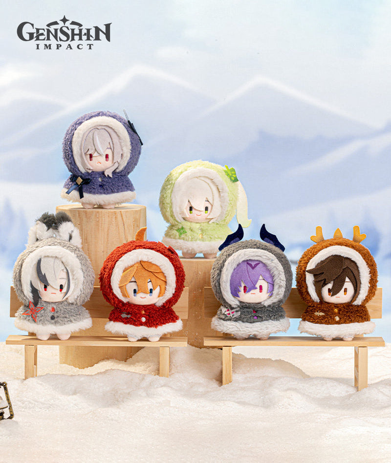 [Official Merch] Genshin Impact Fun In the Snow Plush Keychain
