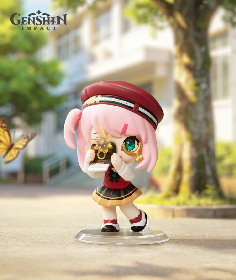[Official Merch] Genshin Impact Pop Mart Academy's Light & Shadow Poetry Chibi Figure Blind Box