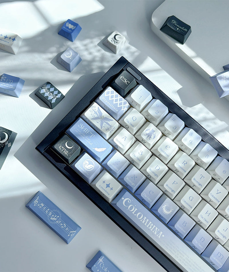 Genshin Impact Columbina Keycap Set Custom Keyboard Caps