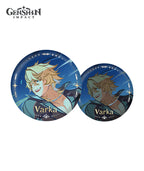 [Official Merch] Genshin Varka Another Prologue Badge & Postcard Set